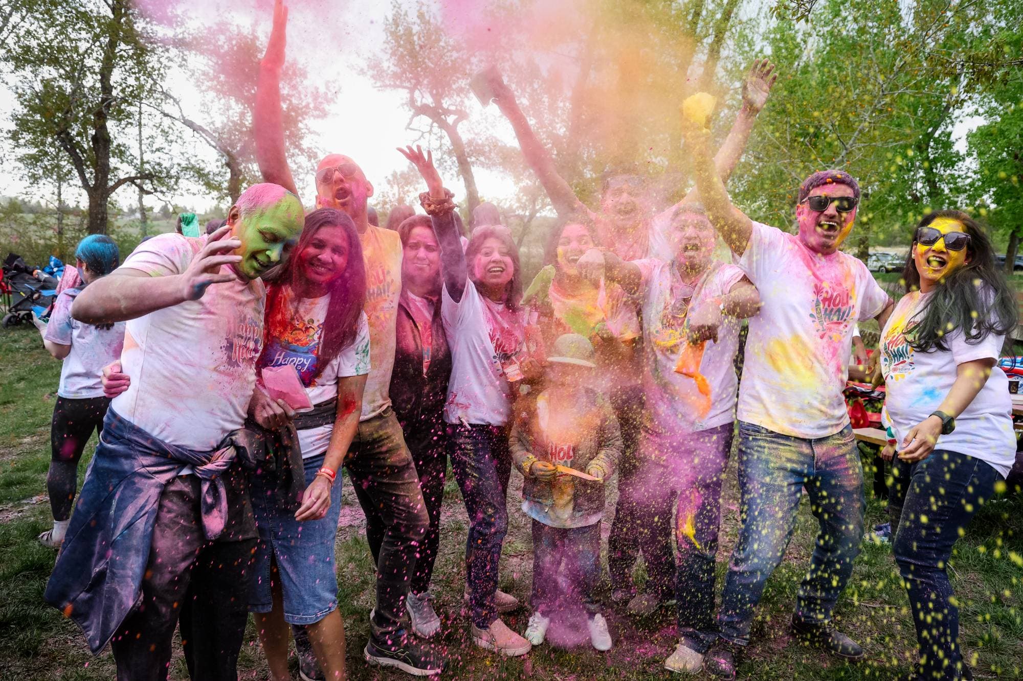 Friends, colours and pure joy