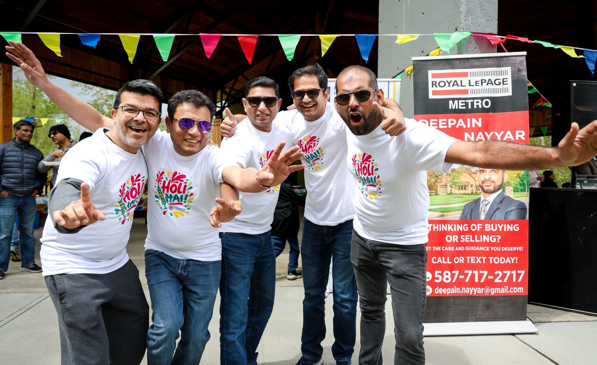 Holi Hai! - volunteers and friends