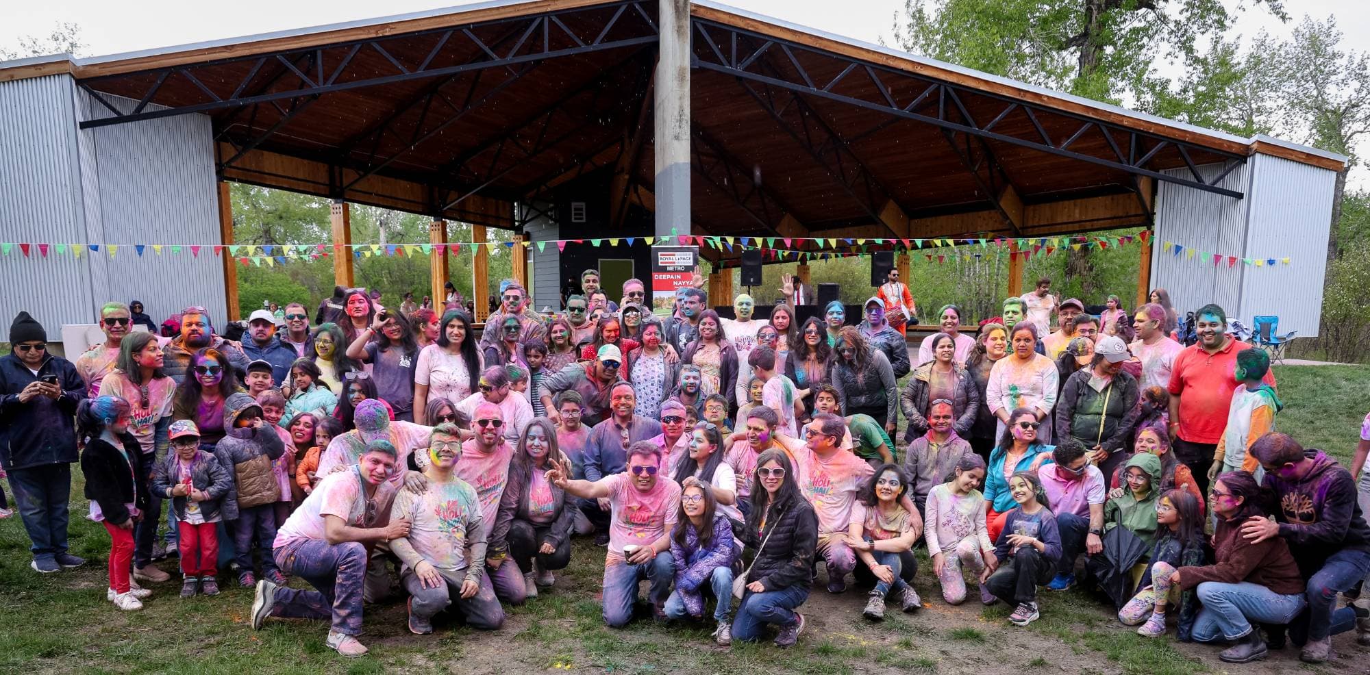 The whole community comes together for Holi